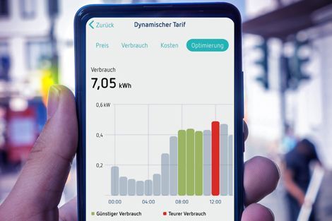 Smartphone, App, Dynamische Tarife, SchleupenOne