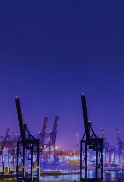 Hafen bei Nacht