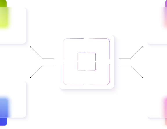 Grafik mit Quadraten