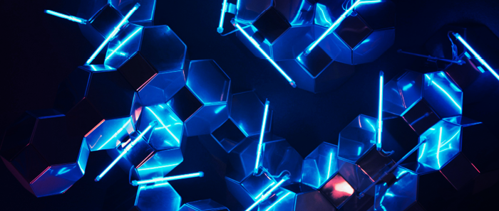 blauer Hintergrund