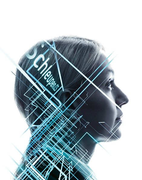 Frau mit Schleupen.CS-Card-Board