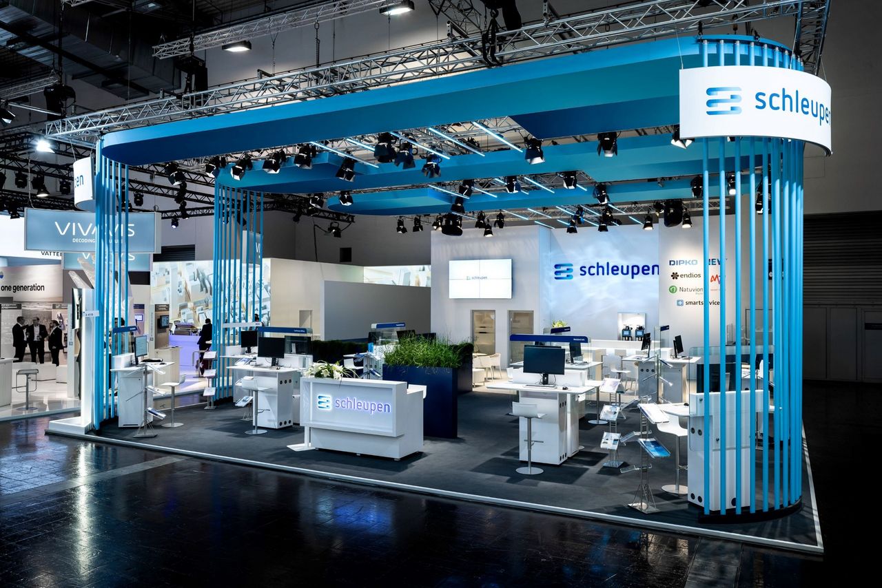 Schleupen-Stand auf der E-world Energy & Water 